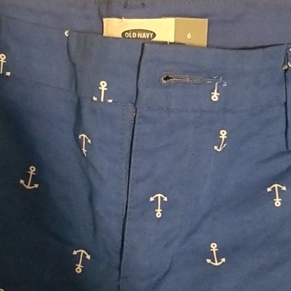 Old Navy nautical anchor shorts size 6 - Picture 3 of 5